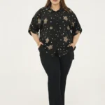 شومیز زنانه قواره دار مدل کیمونو کد 221